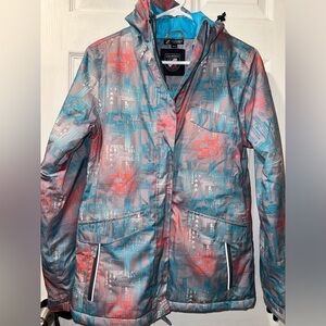 Chamonix CHX Collection Women's Marlow Abstract Ski Jacket, SIZE SMALL insulated